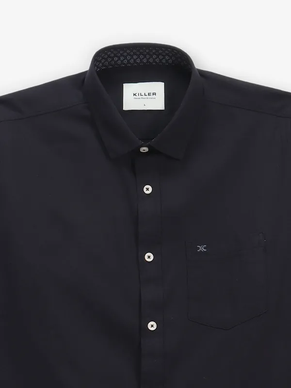 KILLAR plain black shirt