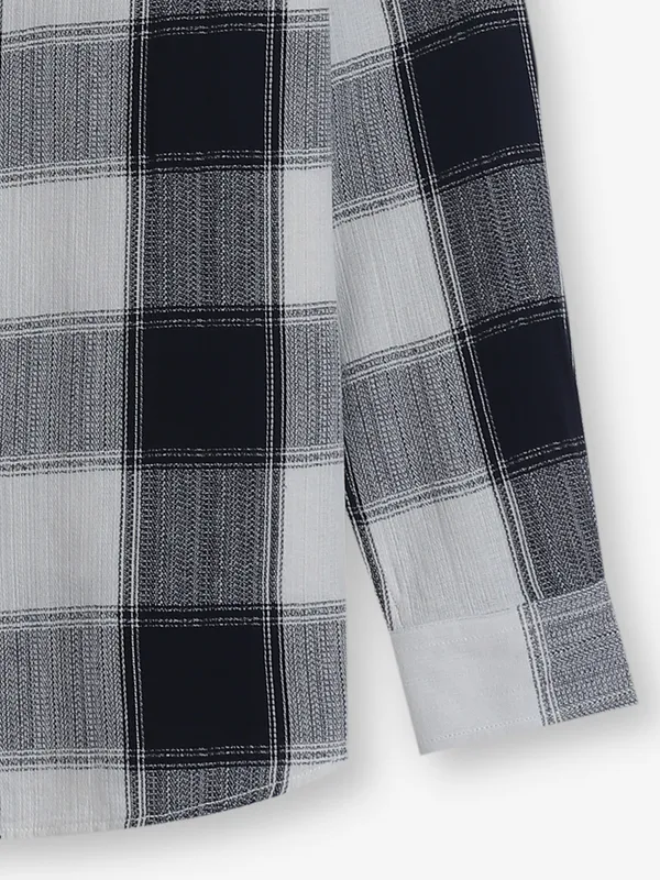 KILLER black and white checks shirt