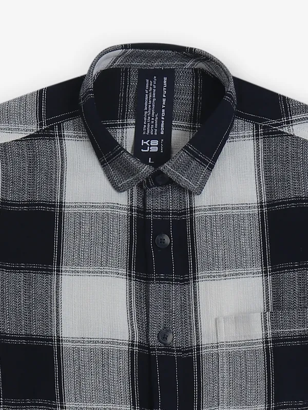 KILLER black and white checks shirt
