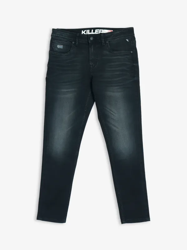 Killer black ankle fit washed jeans