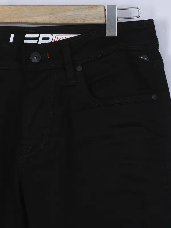 Killer black slim fit denim jeans