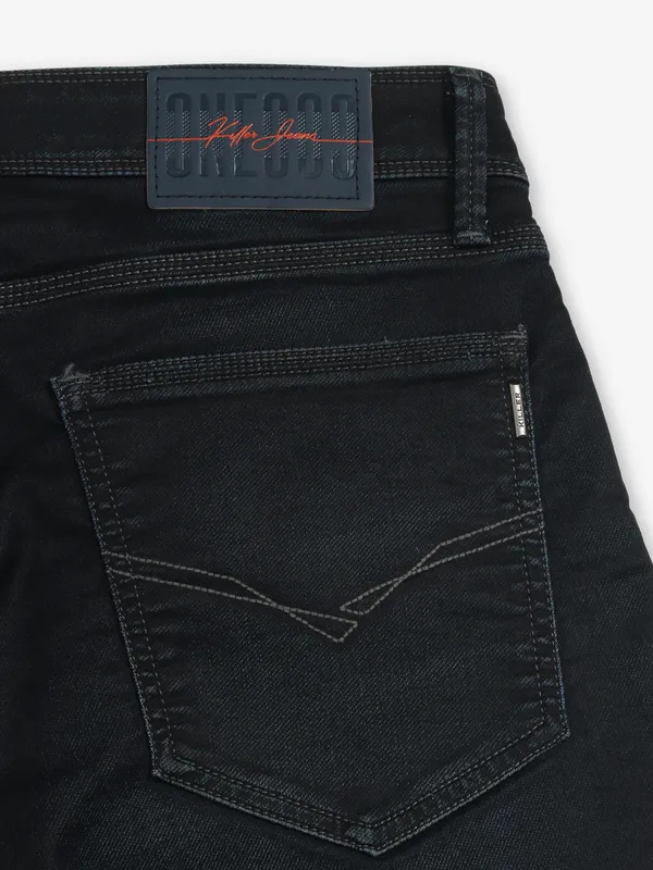 KILLER black slim fit jeans in denim