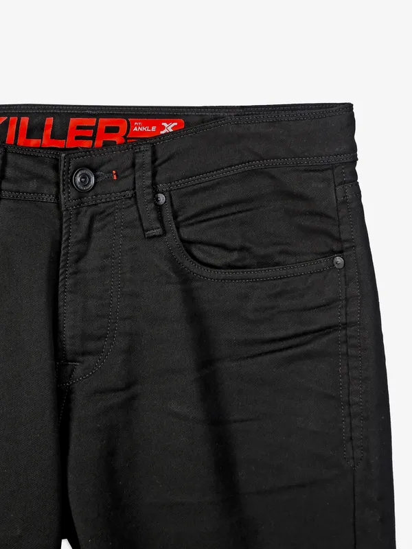 Killer black solid ankle fit jeans