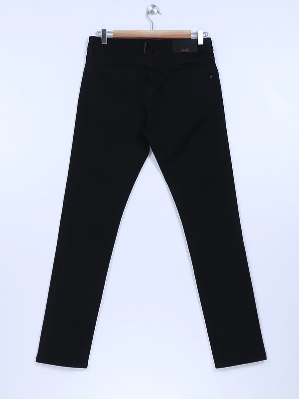 Killer black solid slim fit jeans