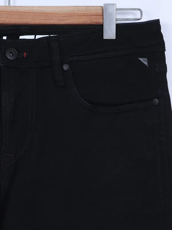 Killer black solid slim fit jeans
