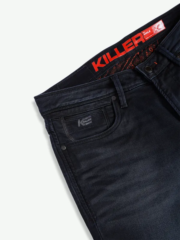Killer black washed ankle fit jeans