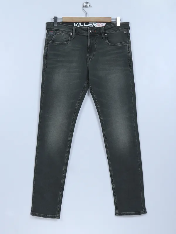 Killer military green washed jeans