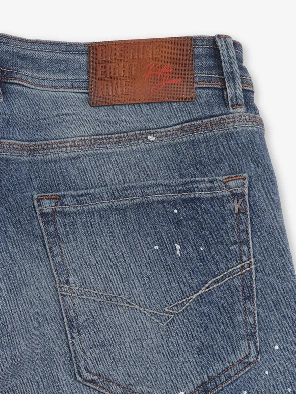KILLER blue straight fit denim jeans