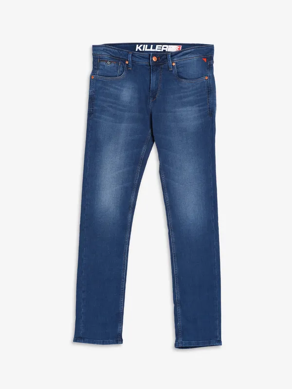 Killer blue washed slim fit jeans