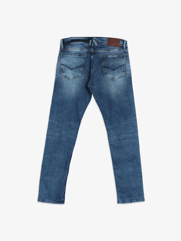 KILLER blue washed slim fit washed jeans