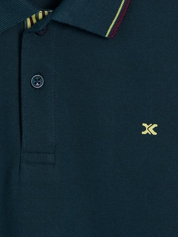 Killer bottle green plain cotton t shirt