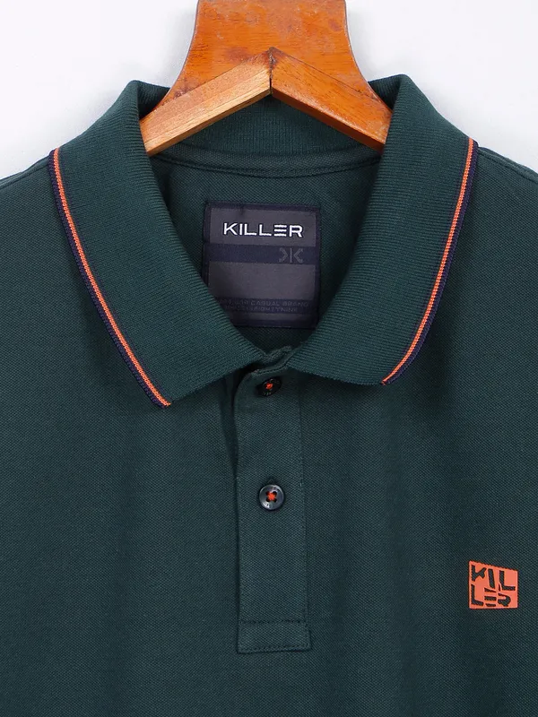 Killer bottle green plain t shirt