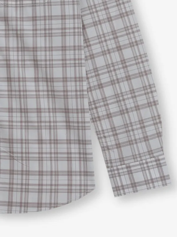 KILLER brown checks cotton shirt