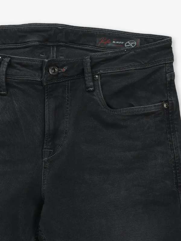 KILLER casual fit black jeans