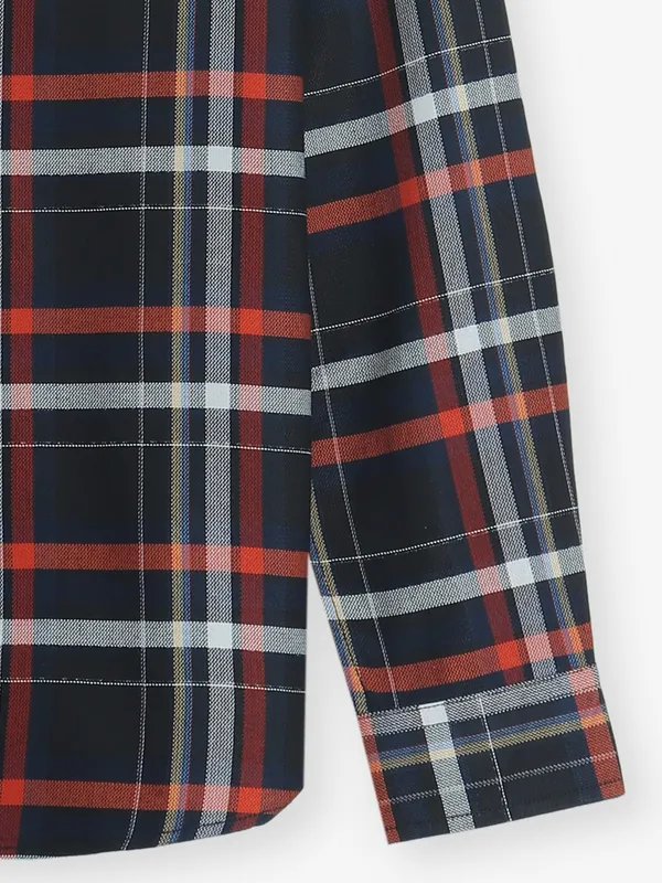 KILLER checks black cotton shirt