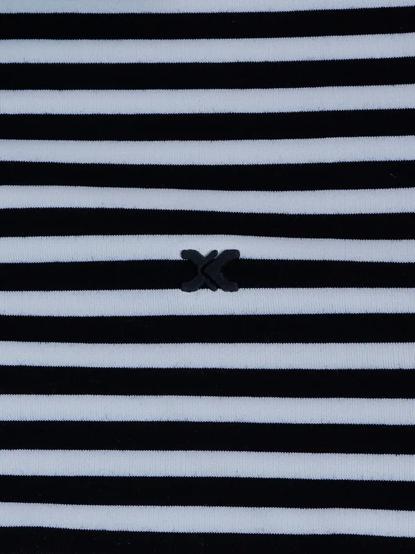 Killer cotton black stripe polo t shirt
