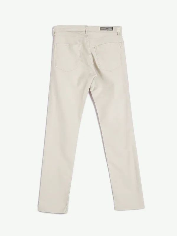 Killer cream solid slim fit jeans
