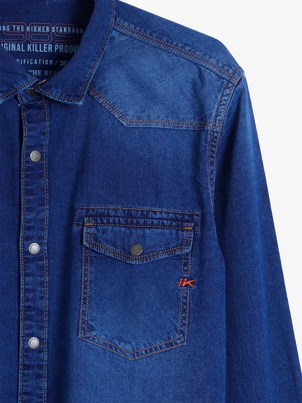 Killer dark blue denim shirt