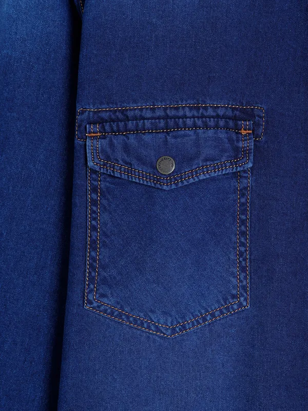 Killer dark blue denim shirt