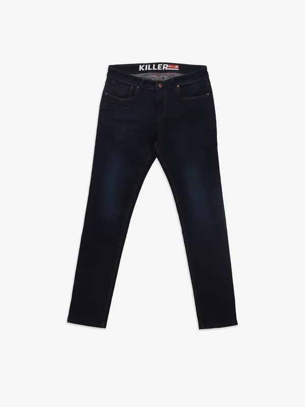 KILLER dark blue skinny fit denim jeans