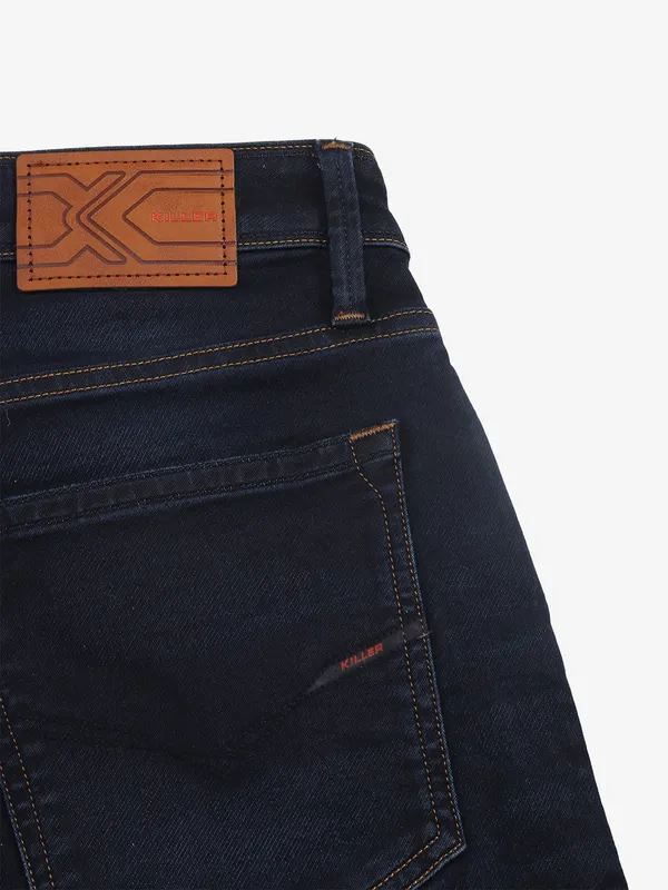 KILLER dark blue skinny fit denim jeans
