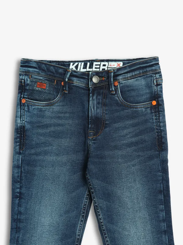 KILLER dark blue slim fit boys jeans