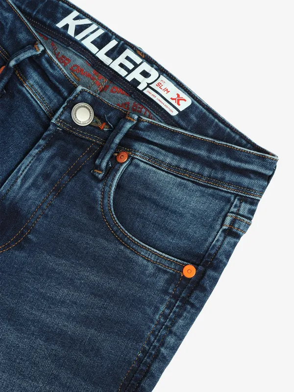 KILLER dark blue slim fit boys jeans