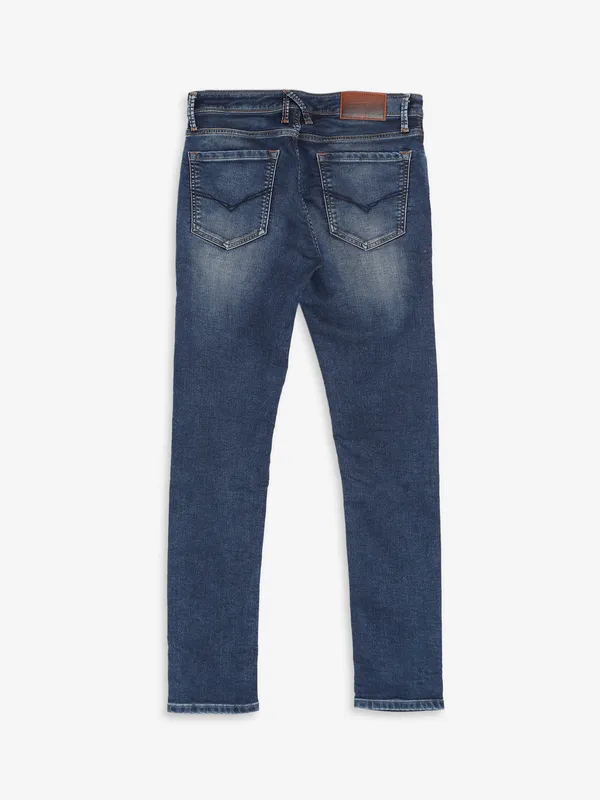 Killer dark blue washed skinny jeans