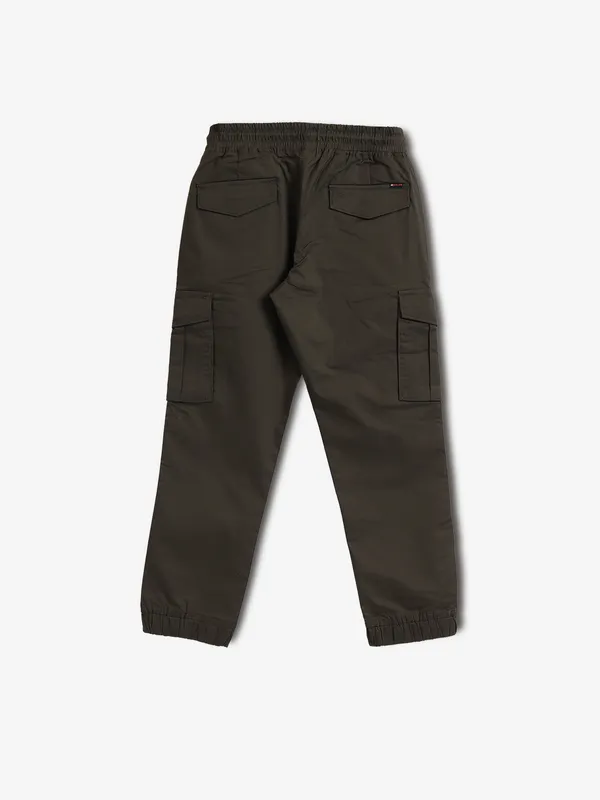 KILLER dark olive cargo jeans