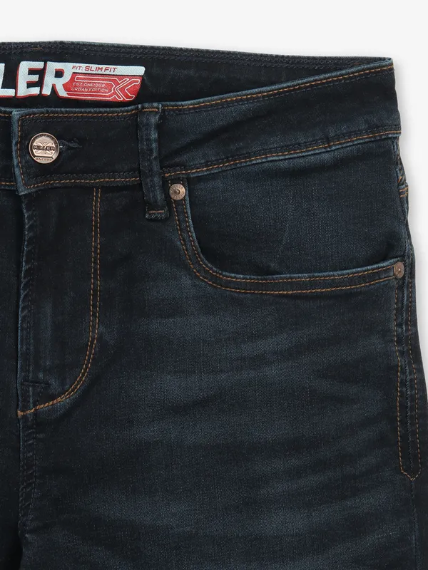 KILLER denim slim fit black jeans
