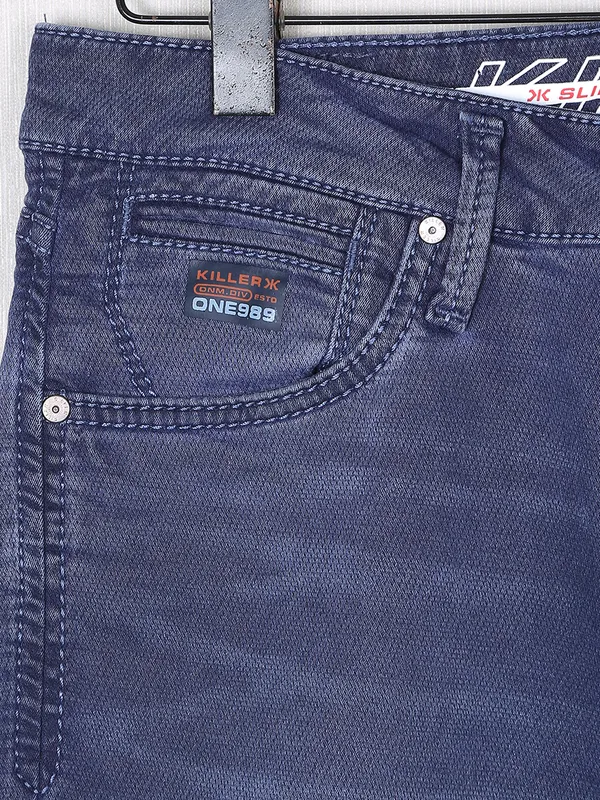 Killer denim slim fit dark blue washed jeans