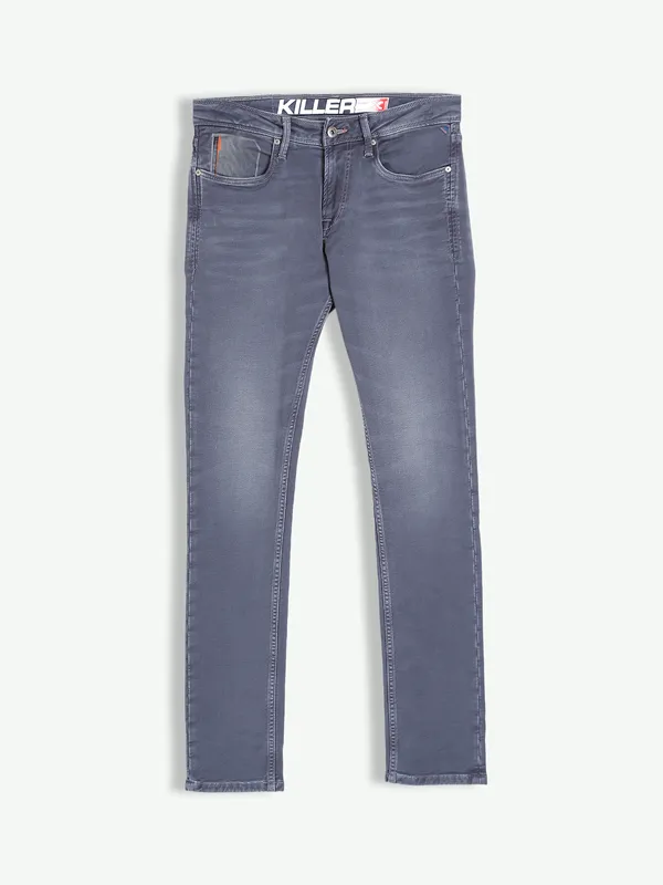 Killer grey washed skinny jeans