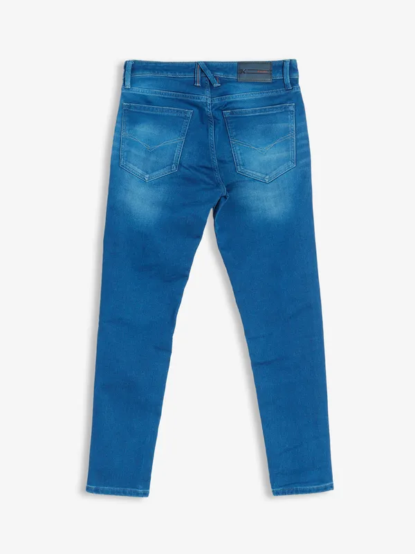 Killer ink blue washed ankle fit jeans