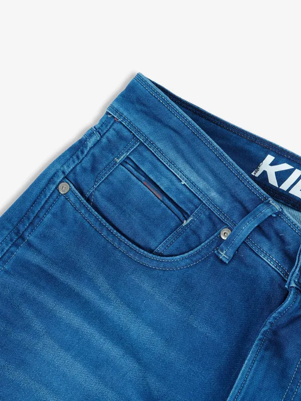 Killer ink blue washed ankle fit jeans