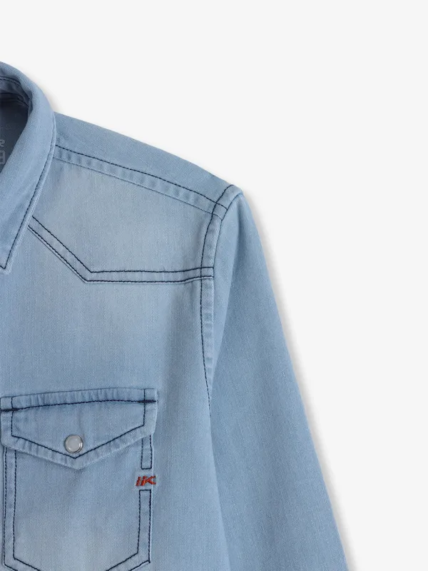KILLER light blue cotton shirt