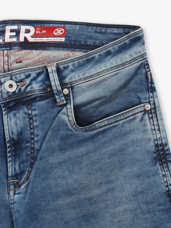 KILLER light blue washed denim jeans