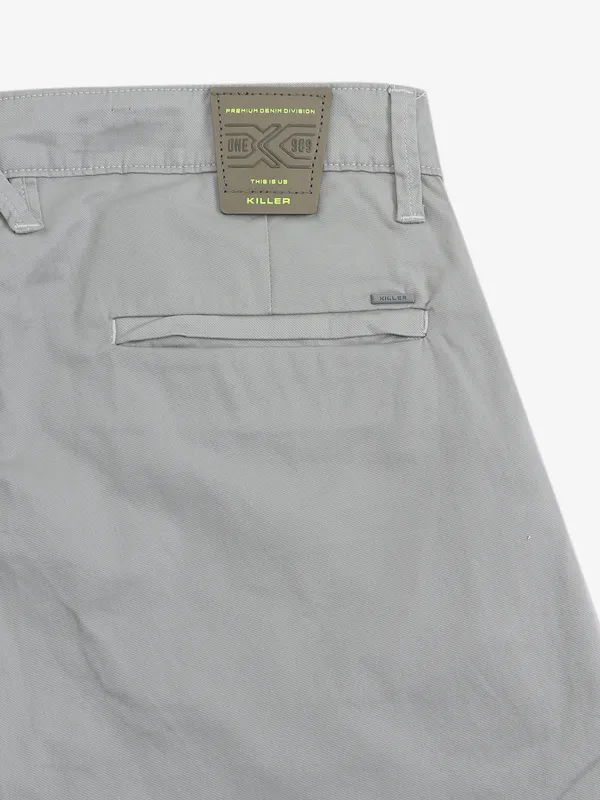 KILLER light grey cargo jeans