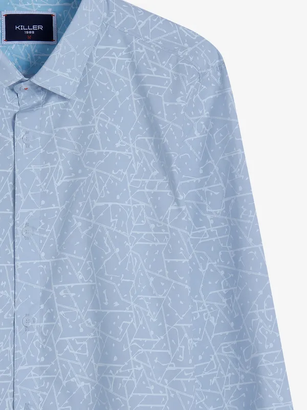 Killer light grey printed shirt