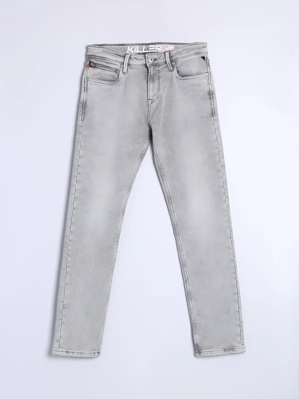 Killer light grey washed jeans