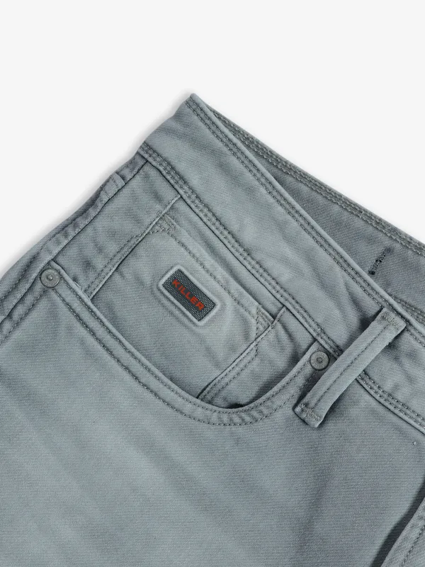 Killer light grey washed slim fit jeans