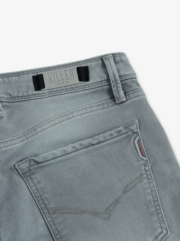 Killer light grey washed slim fit jeans