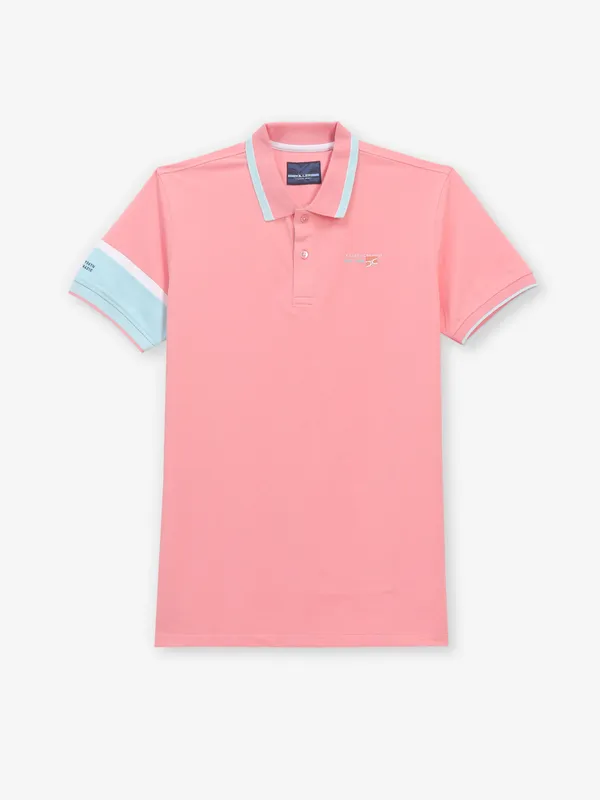 KILLER light pink cotton t-shirt
