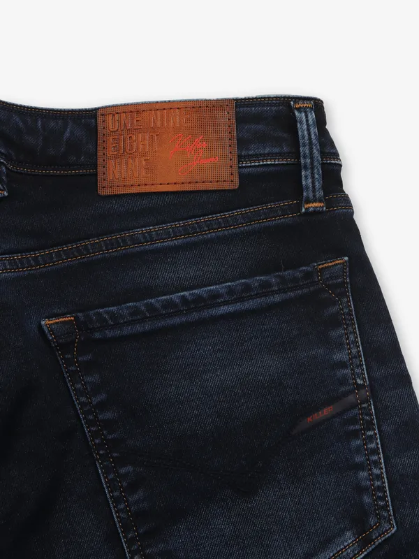 KILLER navy blue washed denim jeans