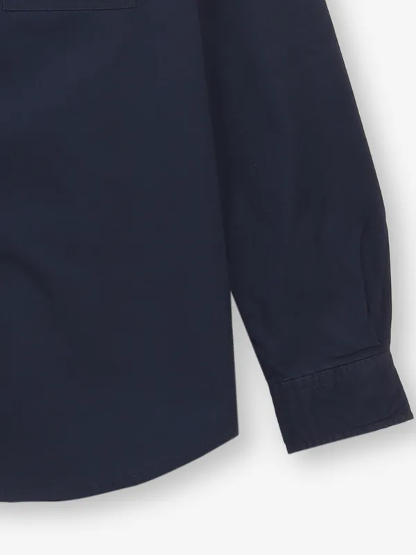 KILLER navy cotton shirt for men