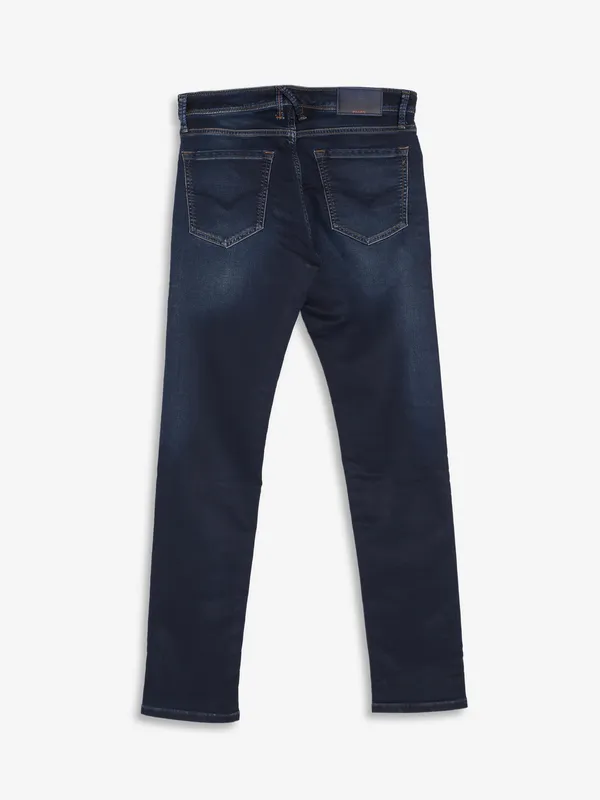 Killer navy slim fit washed jeans