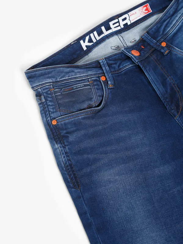 Killer navy washed ankle jeans