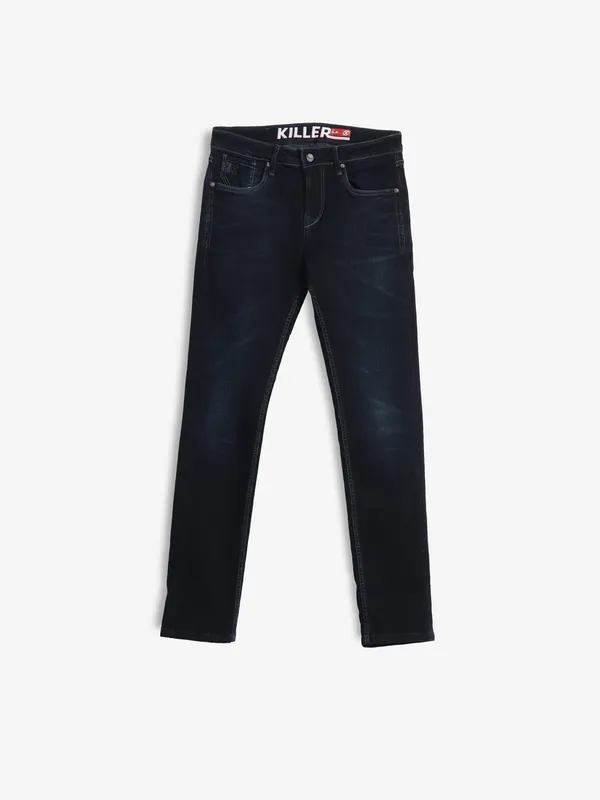 KILLER navy washed casual slim fit jeans