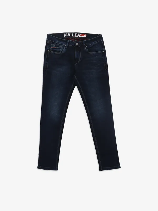 KILLER navy washed denim jeans