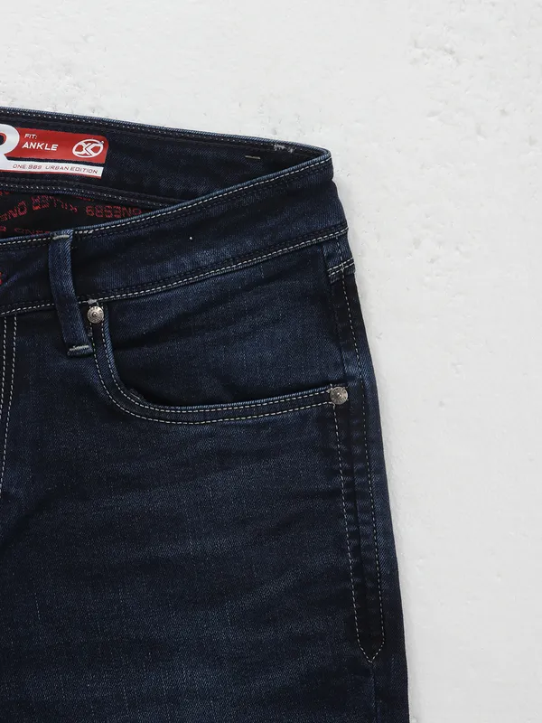 KILLER navy washed denim jeans