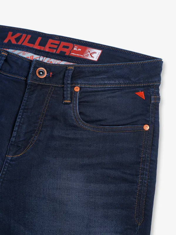 Killer navy washed jeans in slim fit